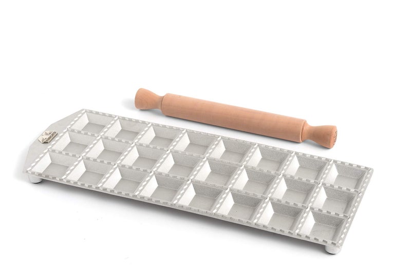 Marcato Ravioli Maker Mould, Makes 2-Dozen 2-Inch Square Raviolis - Image 1